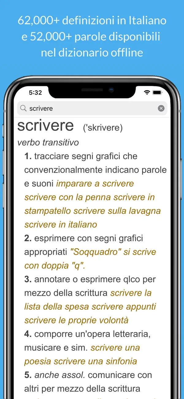 Screenshot #1 pour Dizionario Italiano e Sinonimi