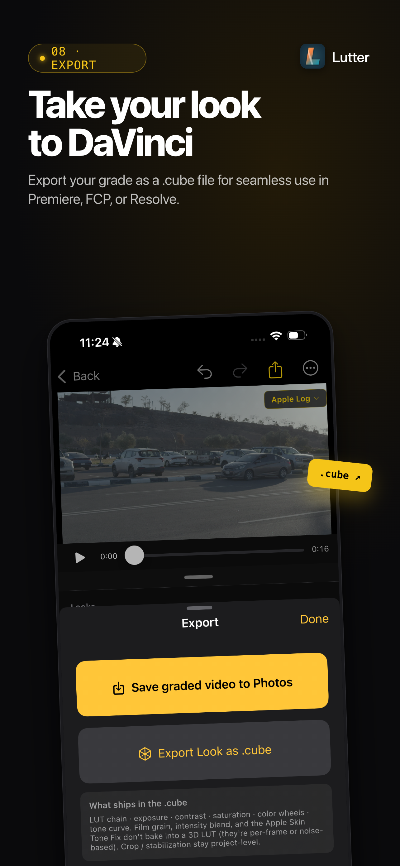 Lutter: LUT Color Grading screenshot 8