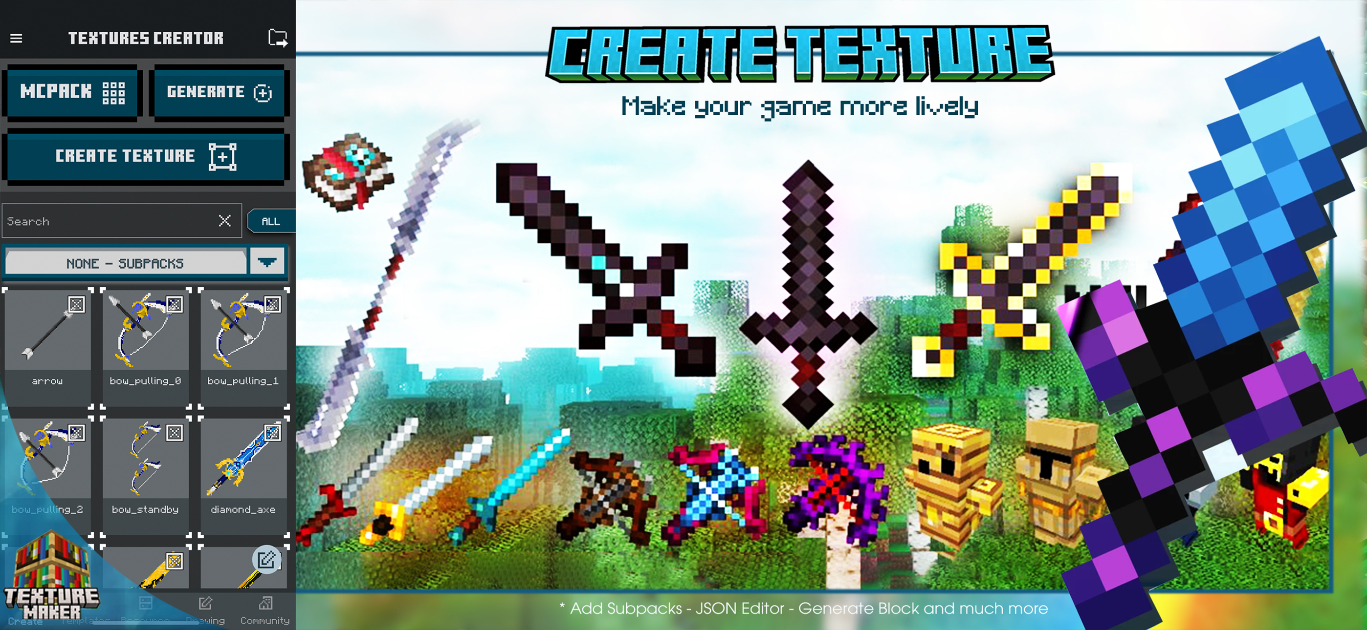Texture maker for Minecraft PE