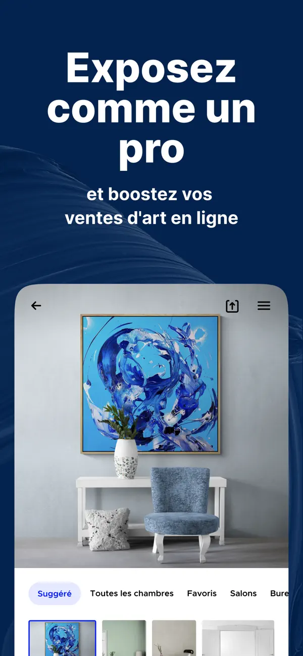 Screenshot #1 pour Canvy: Showcase your artwork