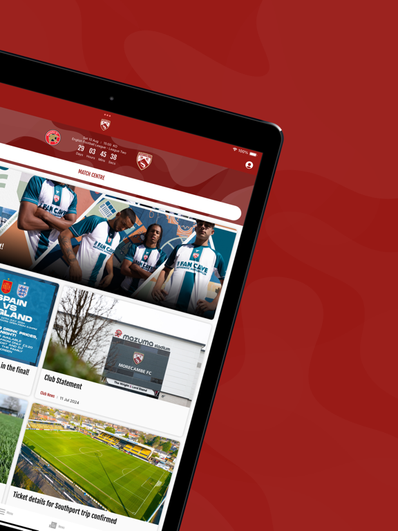 Screenshot #5 pour Morecambe FC Official App