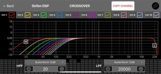 SixTen DSP Bluetooth Control screenshot