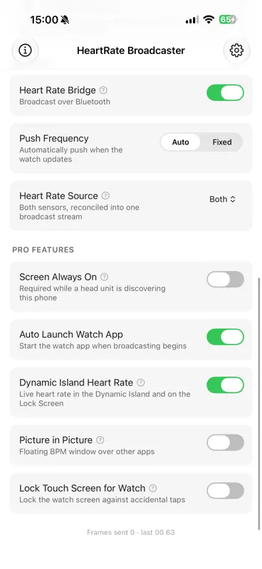 HeartRate Broadcaster screenshot 5 of 7