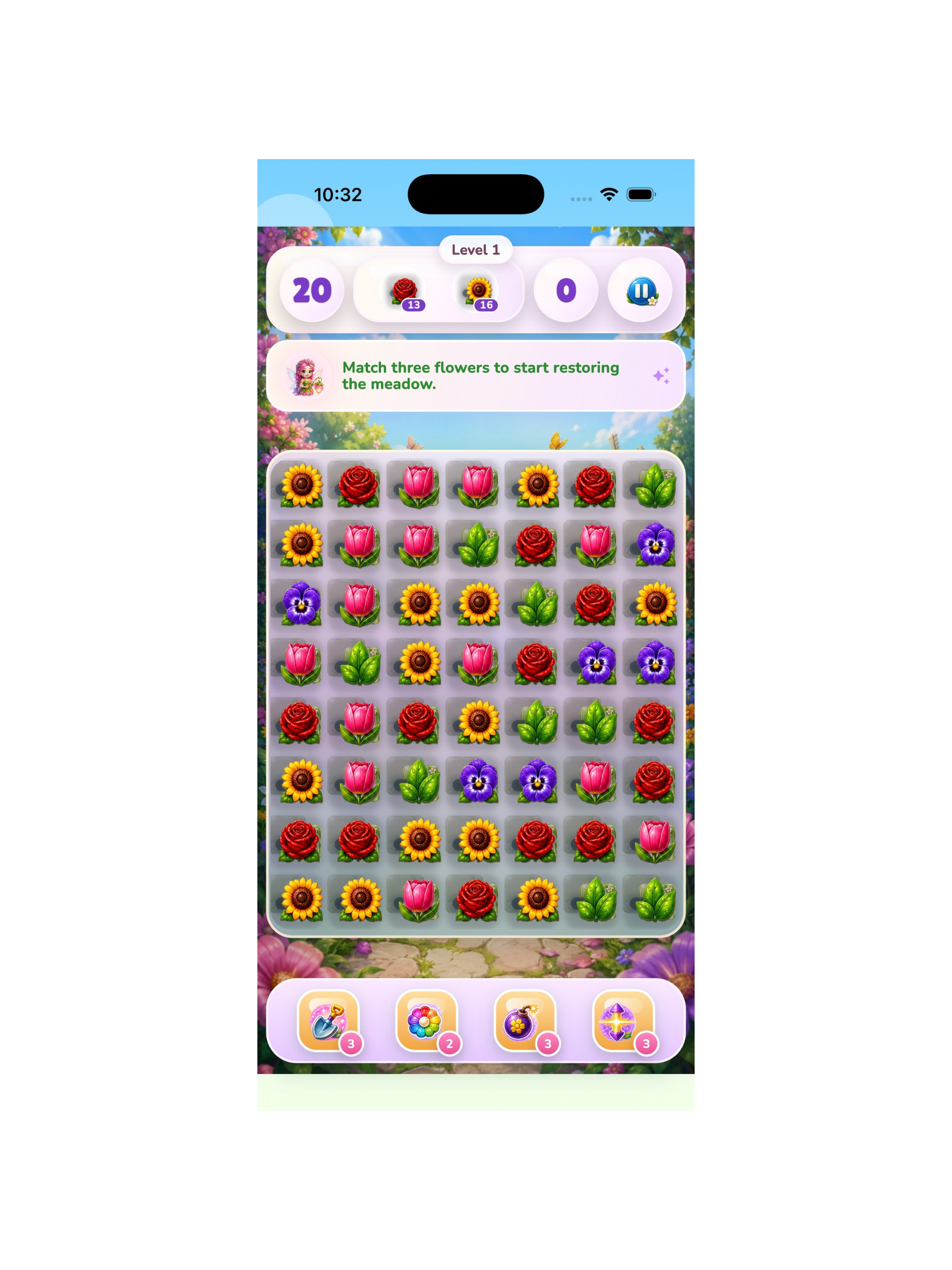 Magic Meadow Match screenshot 8