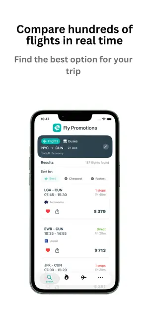 Fly Promotions: Flights screenshot 2