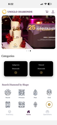Uniglo Diamonds screenshot