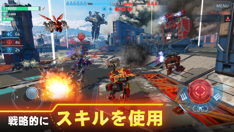 War Robots PvP マルチプレイ screenshot 1