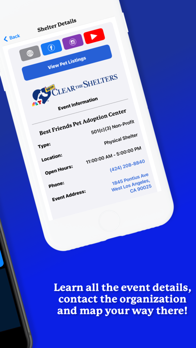 WeRescue: Adopt a Pet Search Screenshot