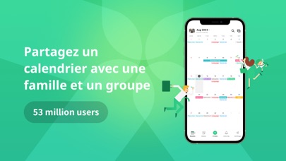 Screenshot #1 pour TimeTree: Calendrier partagé