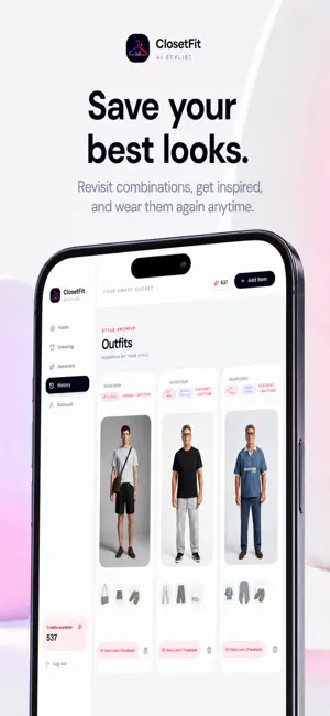 ClosetFit AI screenshot 1