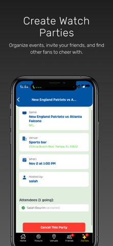 WatchMatch: Live Sports Bars screenshot