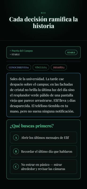 NEO: Historia Interactiva screenshot 2