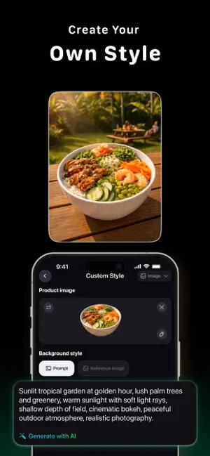 Lumera AI: Food Video Maker iPhone screenshot 2