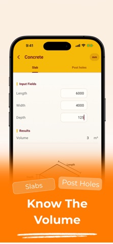 AVS Construction Calculator iPhone screenshot