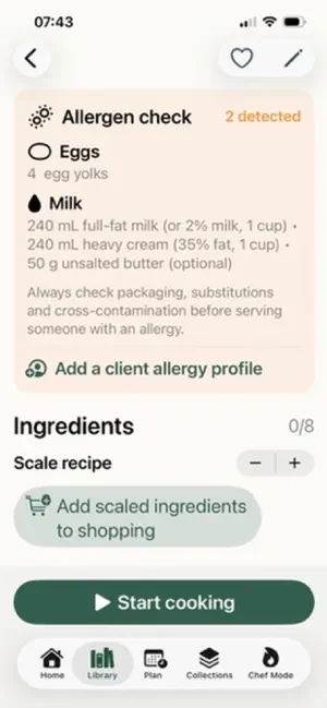 Chef Library screenshot 1