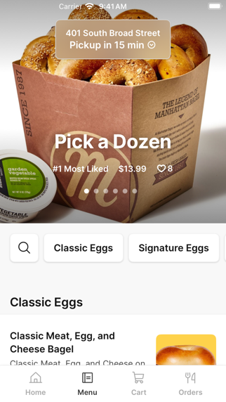 My Bagel Spot iPhone screenshot 2 - Food & Drink app