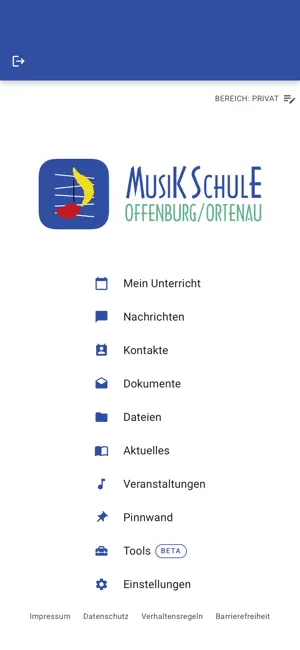 Musikschule Offenburg/Ortenau screenshot 1