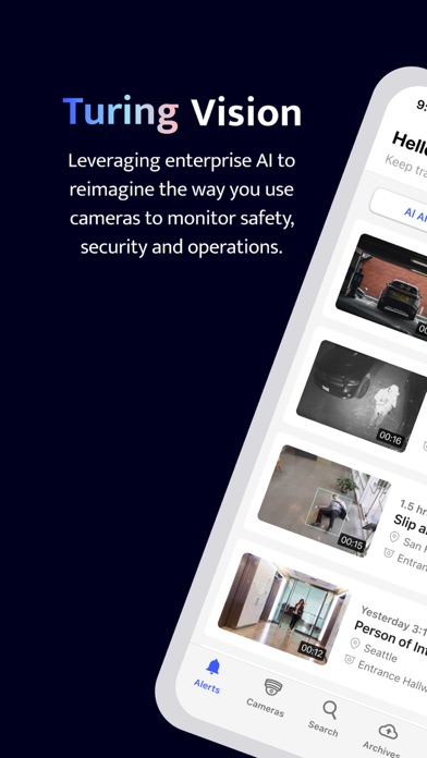 Screenshot #1 pour Turing Vision: Video Security