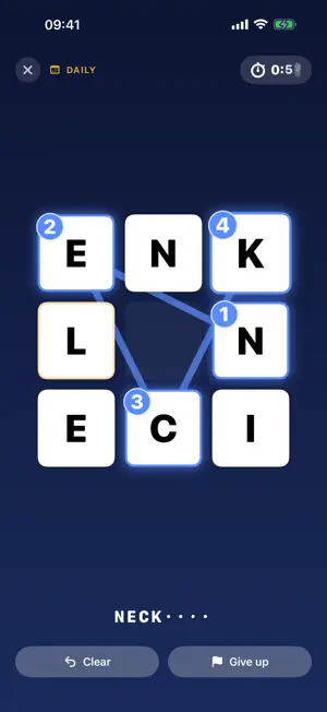 Knight Hop: Word Puzzle screenshot 1