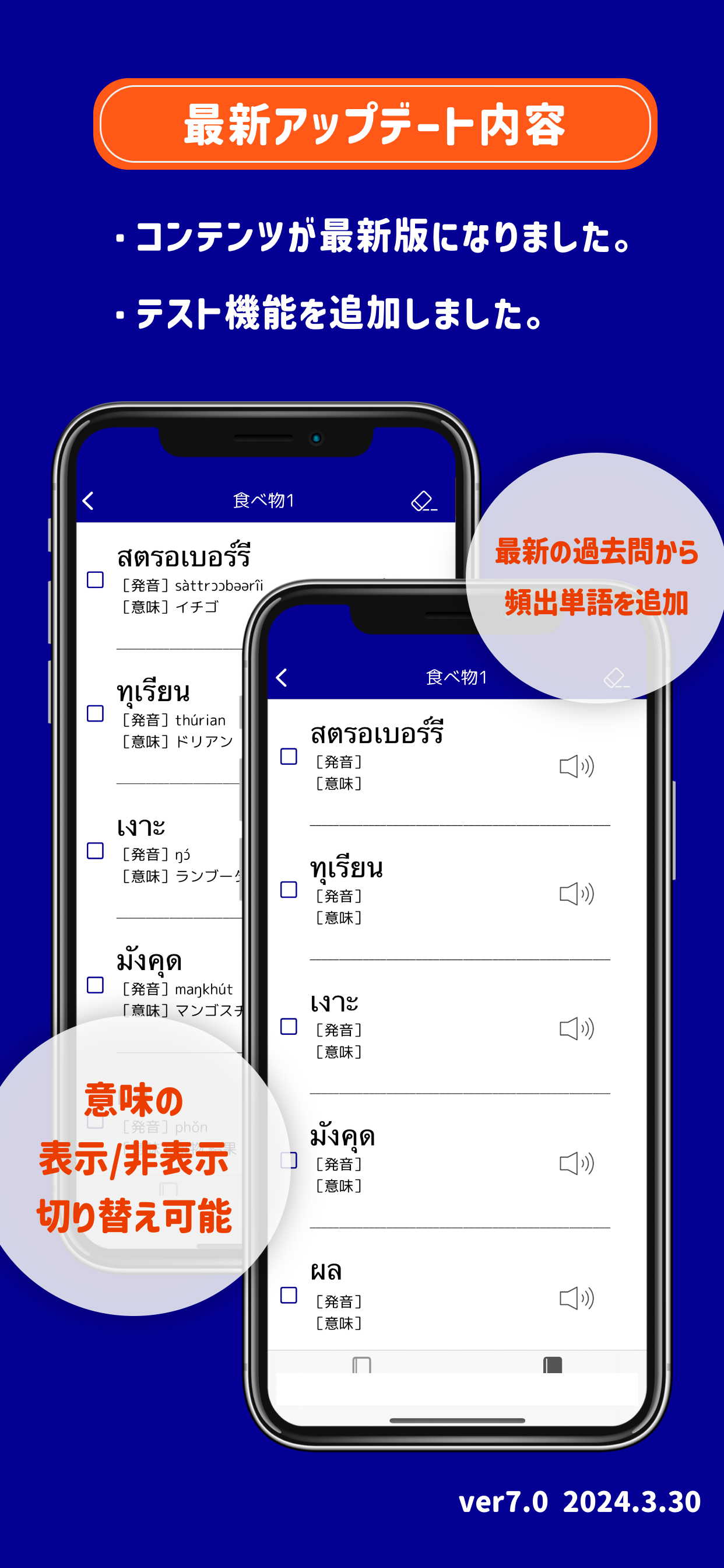 タイ語検定単語帳4級