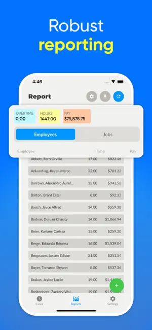 Toolr: Work time clock tracker screenshot 3