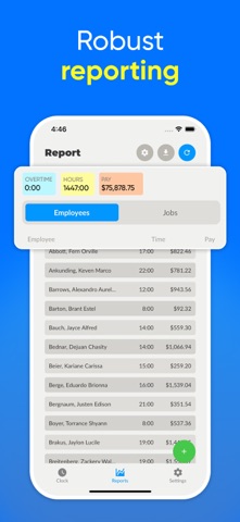Toolr: Work time clock tracker screenshot