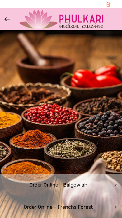 Phulkari Indian Cuisine Screenshot