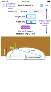 arch layout calculator iphone images 3