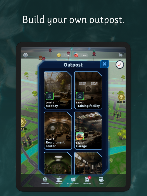 Zombie Streets: GPS AR Shooter iPad screenshot 5 - Games app