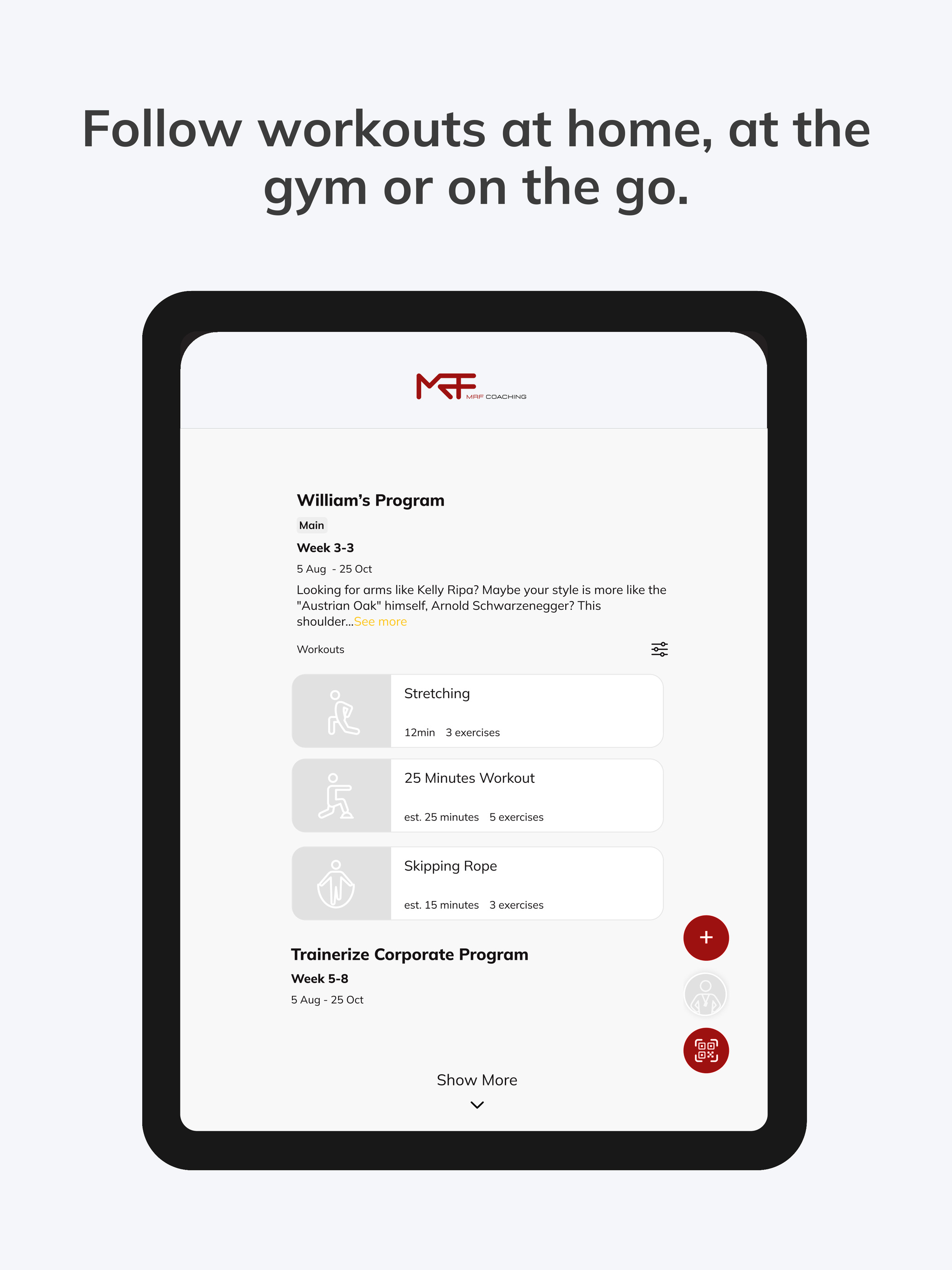 MRFCoaching screenshot 9