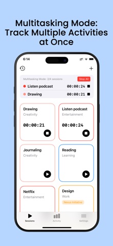 Habit Time Tracker - Flowtic Screenshot 7 of 8