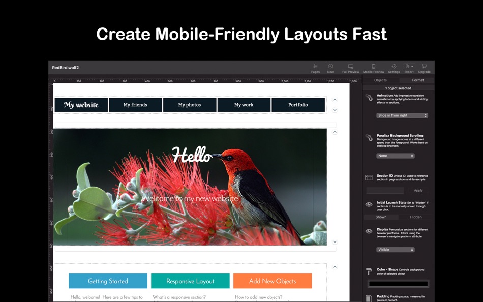 #2. Wolf 2 - Responsive Designer (macOS) 作者: Aidaluu Inc.