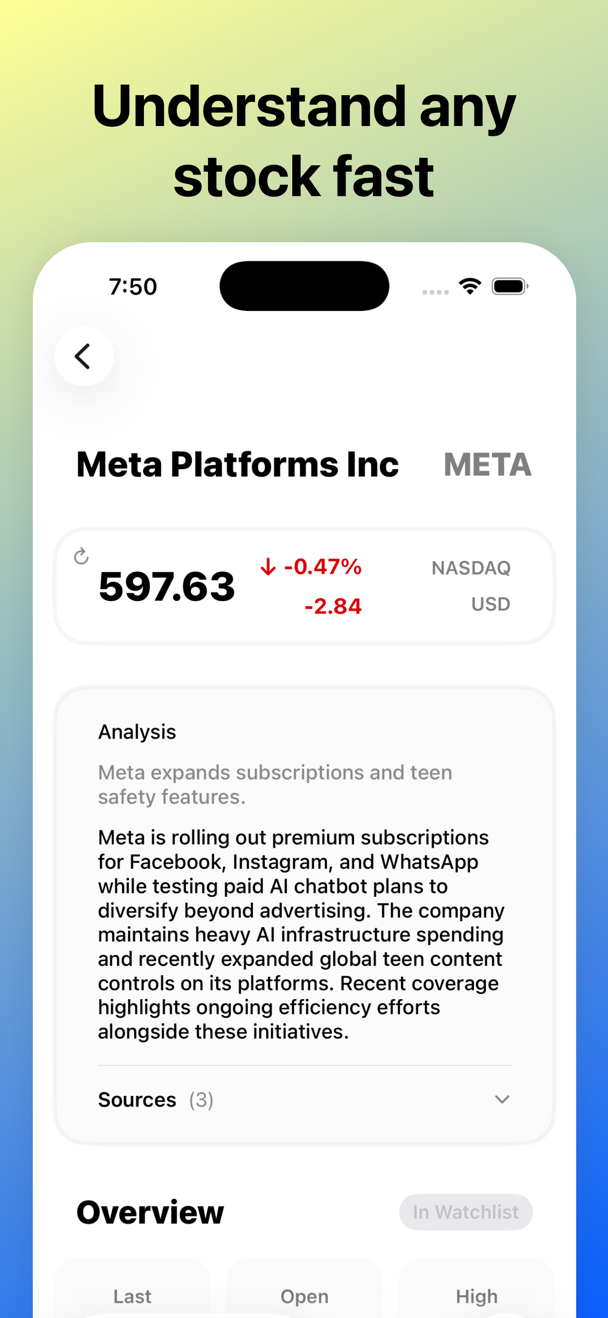 Vibe Markets - Stock Insights screenshot 3