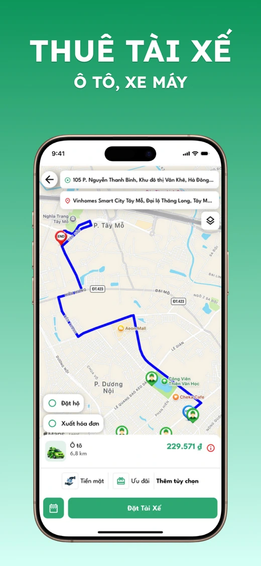 Thuelai - Tài Xế Lái Xe Hộ screenshot 3