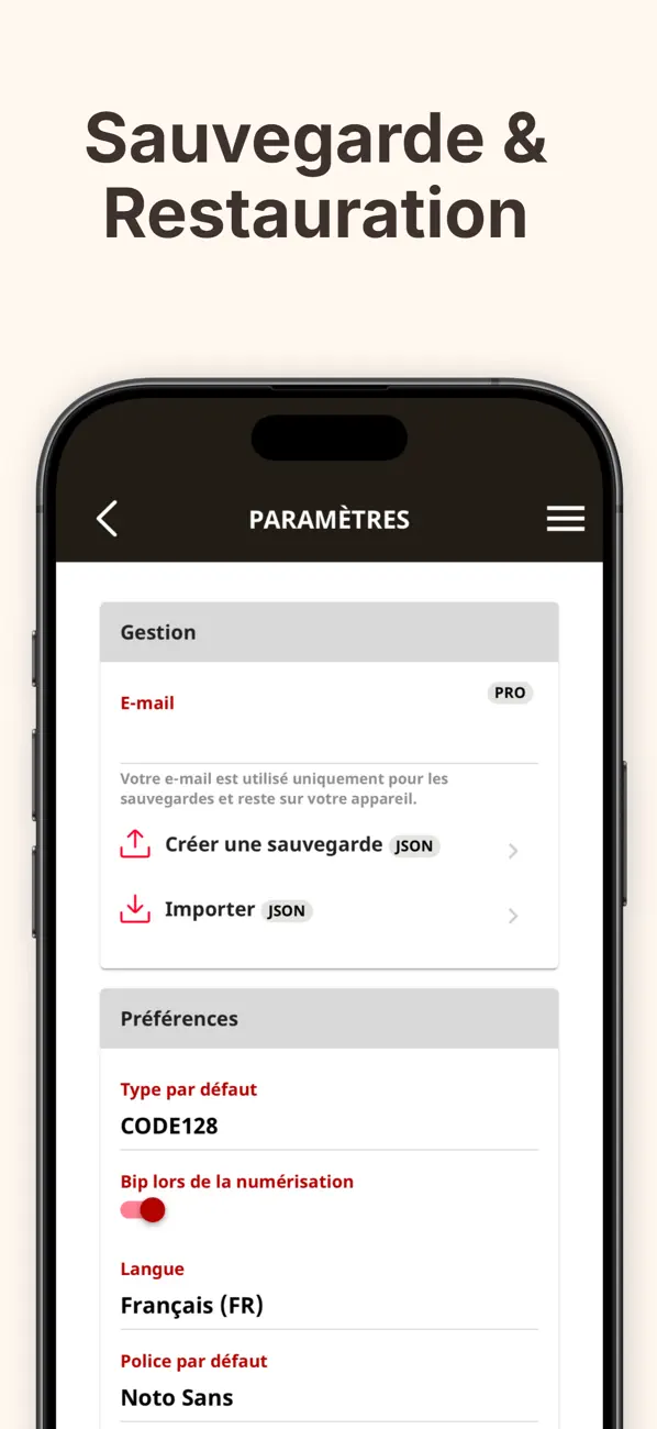 Screenshot #3 pour Générateur QR et Code-barres