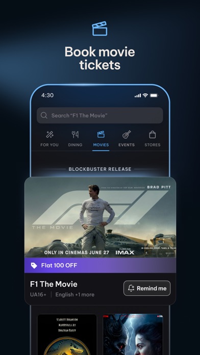 District: Movies Events Dining Screenshot