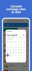 Daily Past Currency Converter screenshot #4 for iPhone