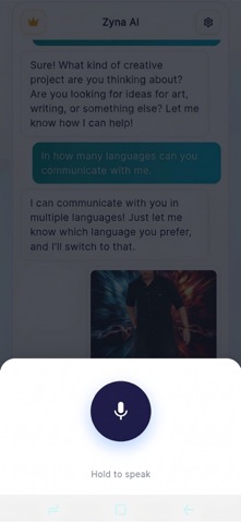 Zyna AI: Chat, Edit, Create screenshot