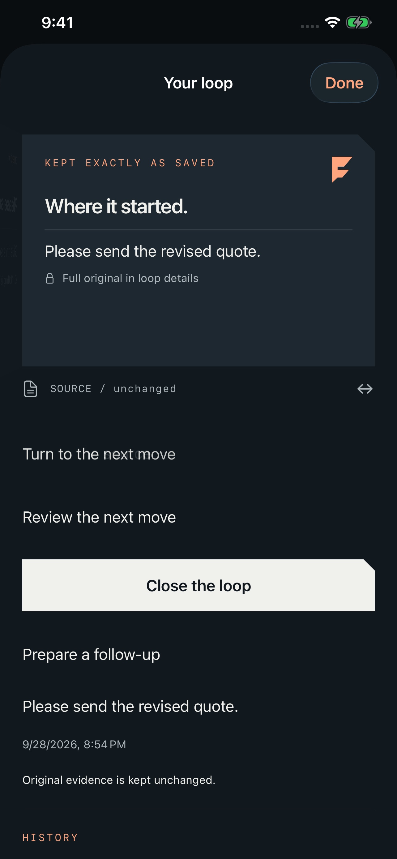 Screenshot 3 of Foldue: Close the Loop