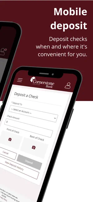 Cornerstone Bank iMobile screenshot 5