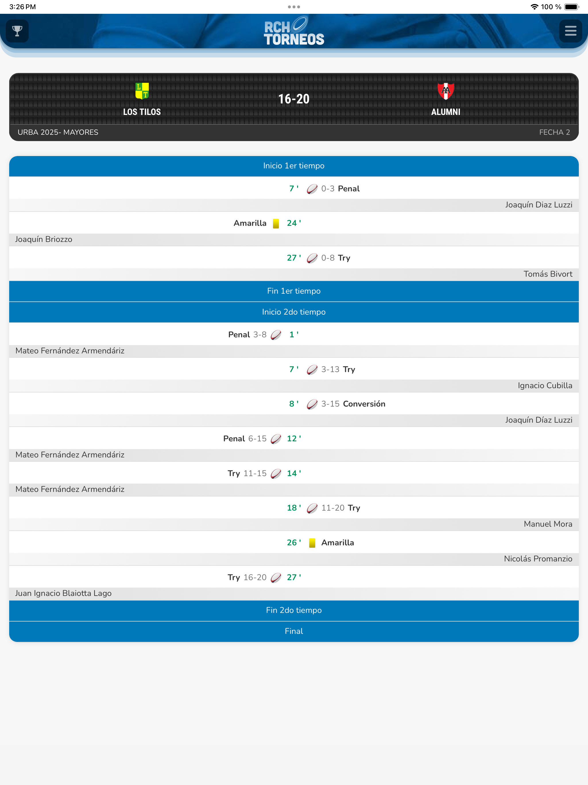 RCH Torneos screenshot 12