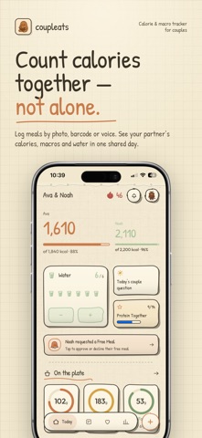 Coupleats: Calorie Tracker Screenshot 1 of 10