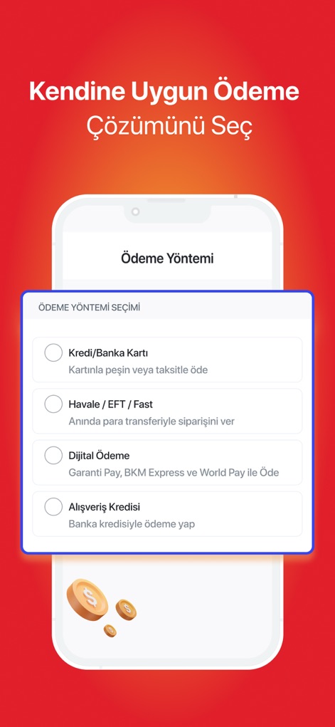 D&R - A interface de pagamento oferece uma variedade de métodos seguros, incluindo "Cartão de Crédito/Débito" e "Crédito para Compras", garantindo flexibilidade na finalização das transações.
