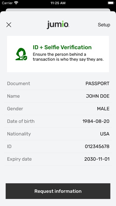 Screenshot #3 pour Jumio Showcase
