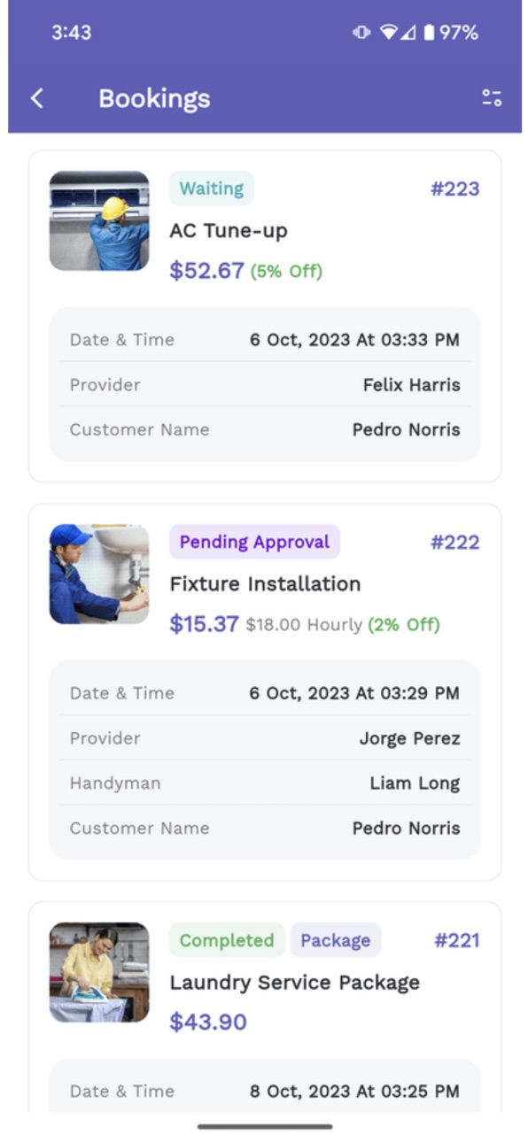 iPhone screenshot
