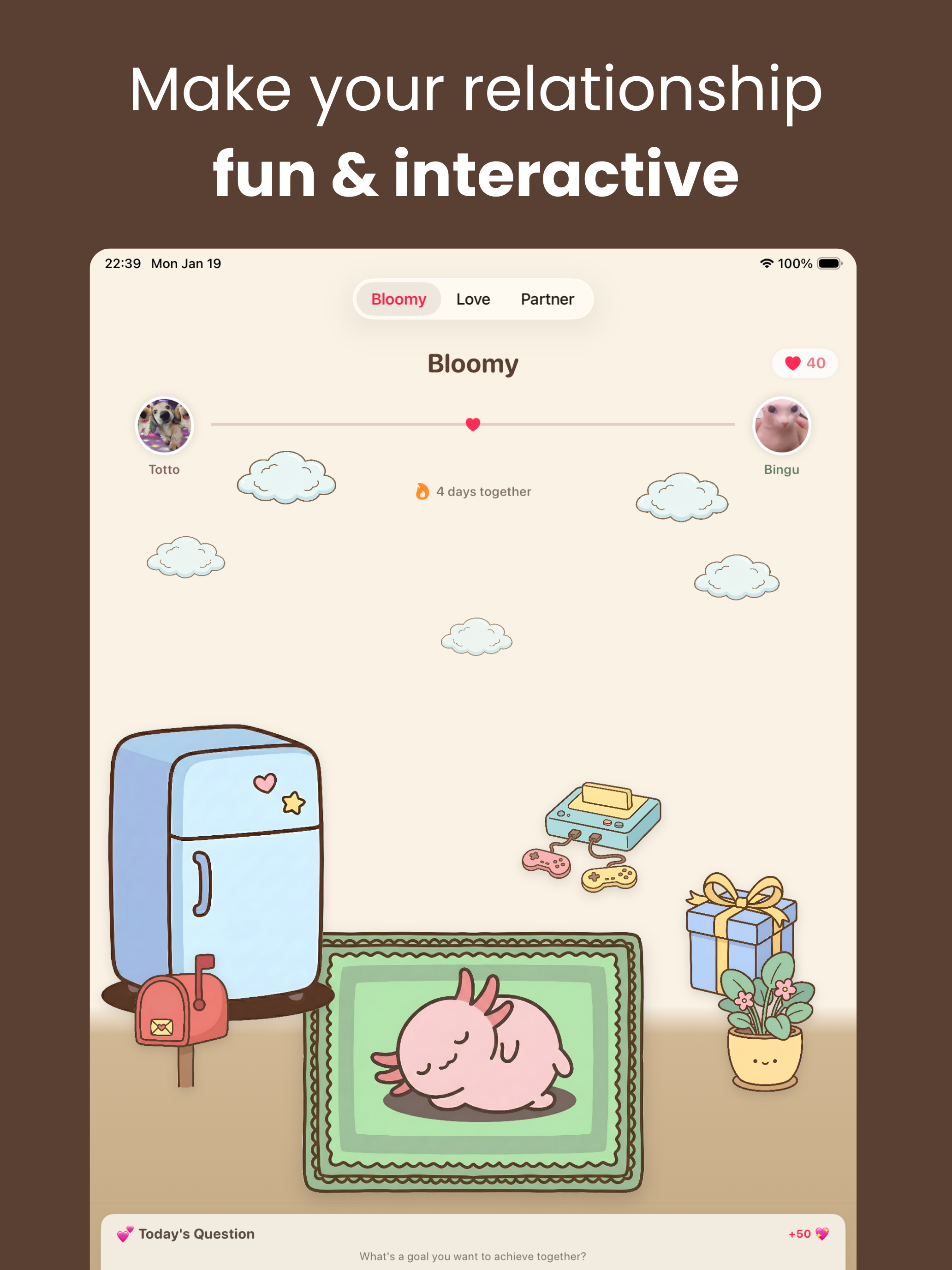 Bloomy: Couples App & Widgets