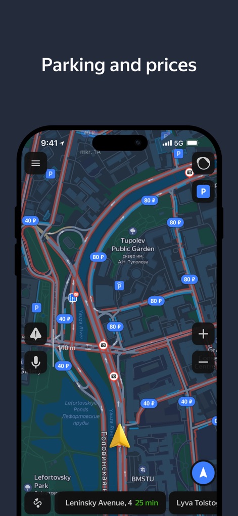 Yandex Navi – navigation, maps - Integrated Parking Solutions