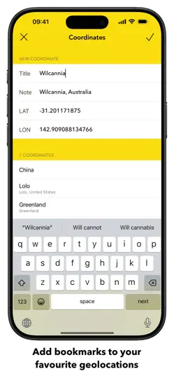 Скриншот Coordinates Pro на iPhone 4