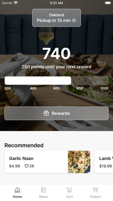 Noor Indian Fusion Kitchen Screenshot