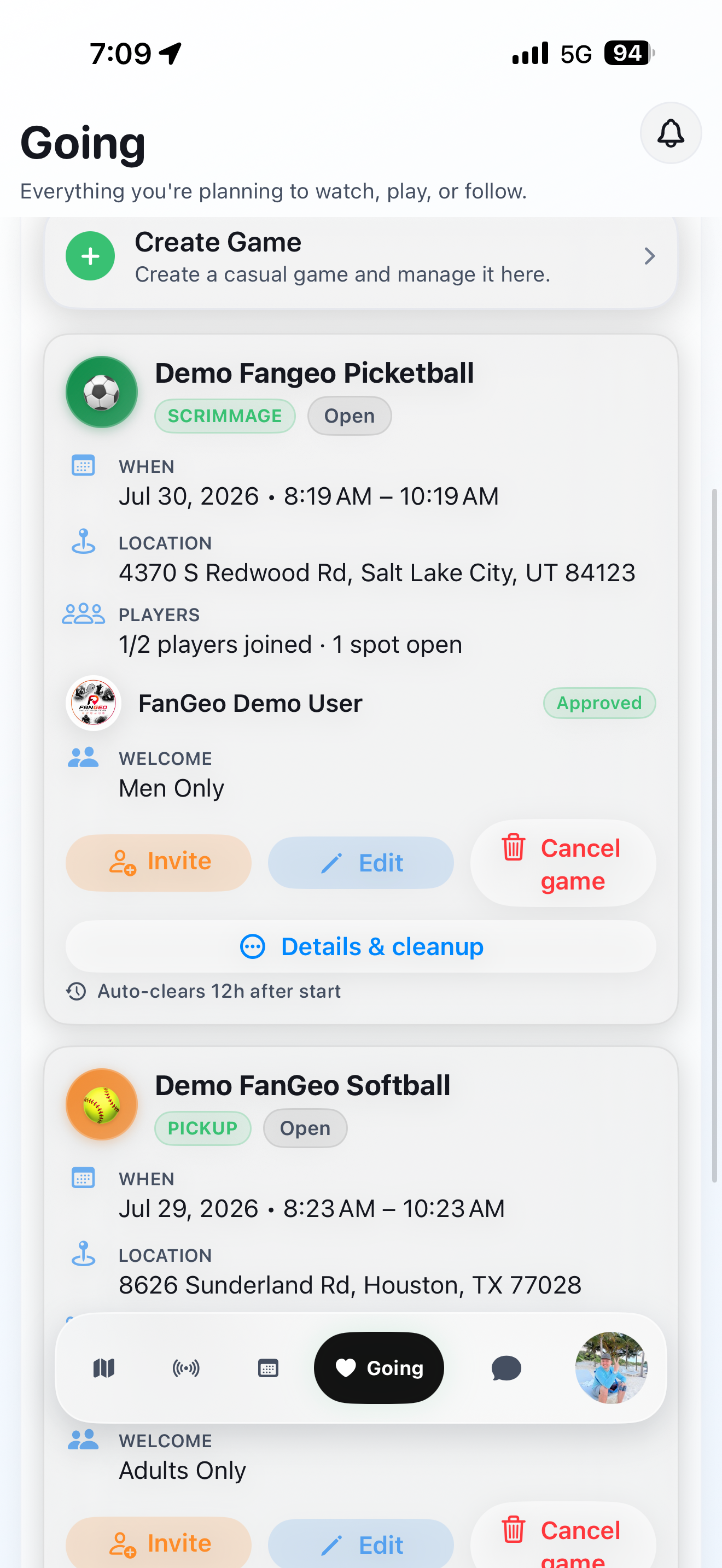 FanGeo Sports screenshot 10